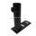 Black Steel Floor Anchor Support Post Bracket